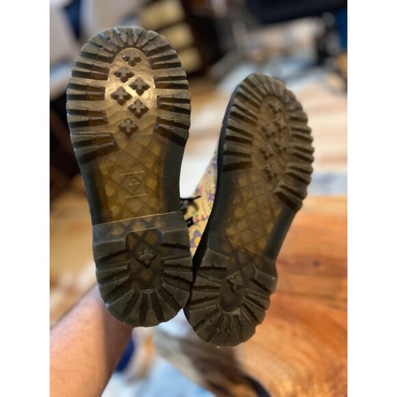 Dr Martens 1460 Floral Print Lace Up Combat Boots Womens Size - Picture 7 of 8